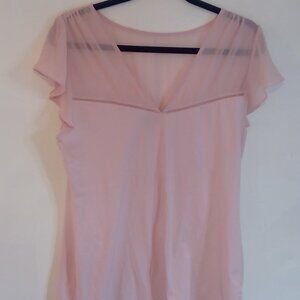 EXPRESS Baby Pink Blouse Size L